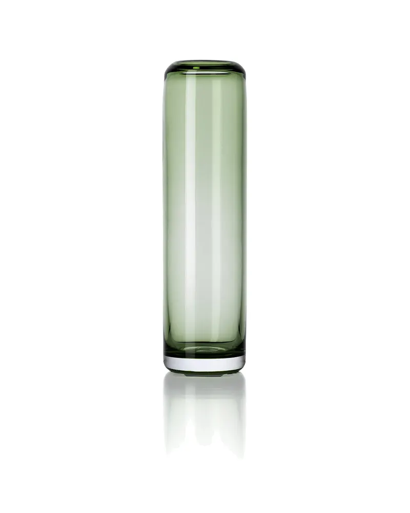 The Tall Vert Vase grüne Vase aus Recyclingglas