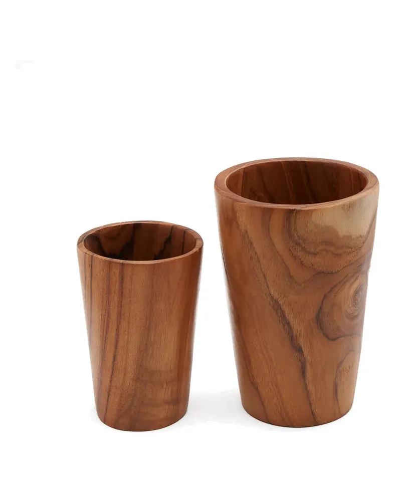 The Teak Root Cup Tasse/Becher in Natur von Bazar Bizar, Größe Hoch, Ansicht 6