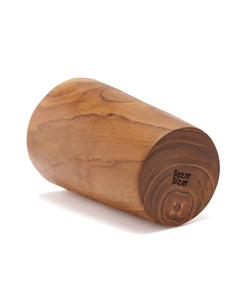 The Teak Root Cup Tasse/Becher in Natur von Bazar Bizar, Größe Niedrig, Ansicht 5
