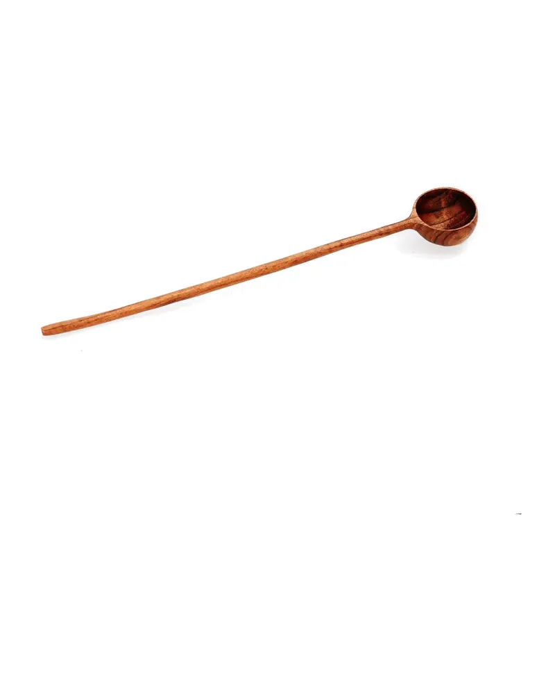 The Teak Root Dosage Spoon Dosierlöffel aus Teakwurzelholz von Bazar Bizar, Größe 19 × 3 × 1 cm, Natur, Ansicht 4