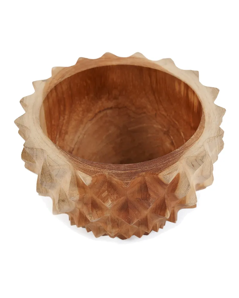 The Teak Root Durian Bowl Teakwurzelholzschale, Natur