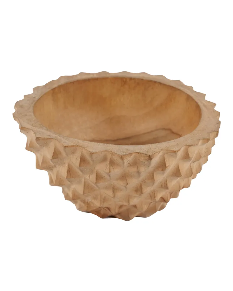 The Teak Root Durian Bowl Teakwurzelholzschale von Bazar Bizar, Größe M, Natur, Ansicht 1