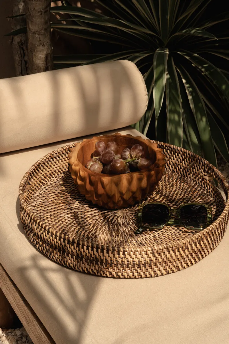 The Teak Root Durian Bowl Teakwurzelholzschale von Bazar Bizar, Größe M, Natur, Ansicht 4