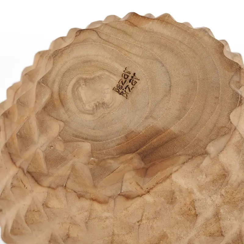 The Teak Root Durian Bowl Teakwurzelholzschale von Bazar Bizar, Größe M, Natur, Ansicht 9