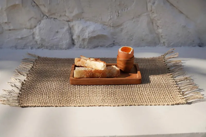 The Teak Root Egg Cup, Eierbecher aus Teakwurzelholz von Bazar Bizar, Größe 5 × 5 × 5 cm, Natur, Ansicht 8
