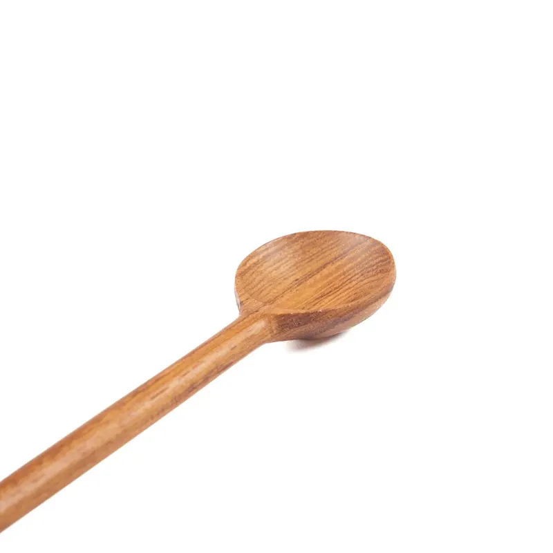 The Teak Root Flat Dosage Spoon, Dosierlöffel aus Teakwurzelholz von Bazar Bizar, Größe 19 × 3 × 1 cm, Natur, Ansicht 3
