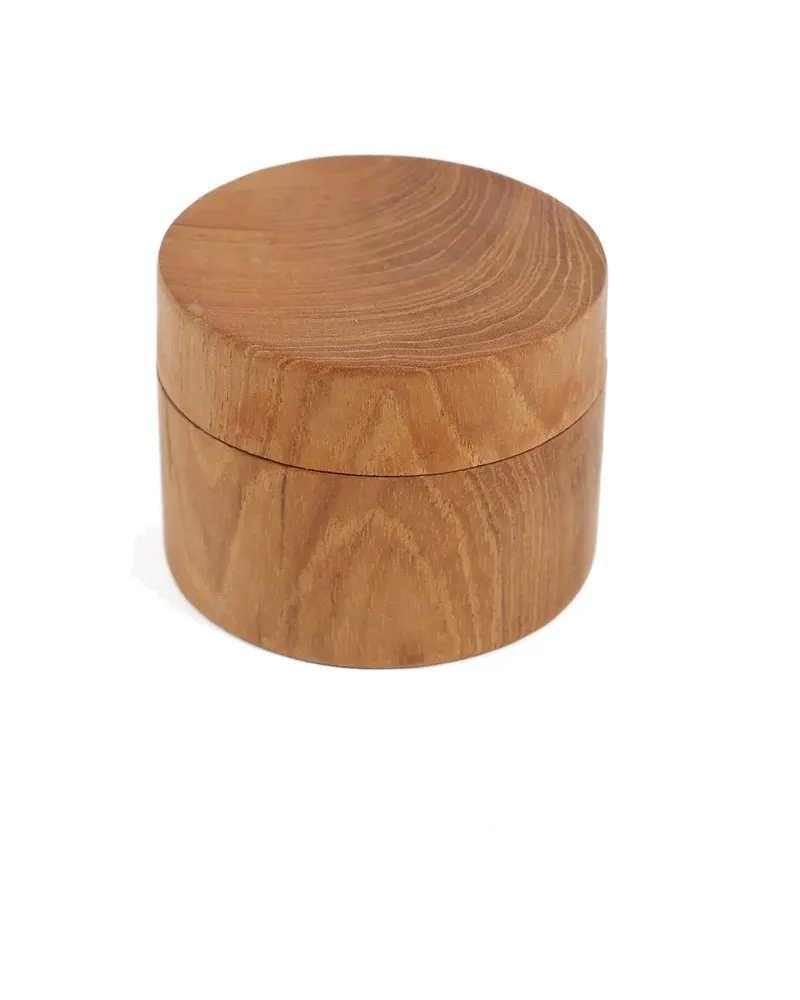 The Teak Root Jar Vorratsgefäß von Bazar Bizar, Größe S, Natur, Ansicht 5