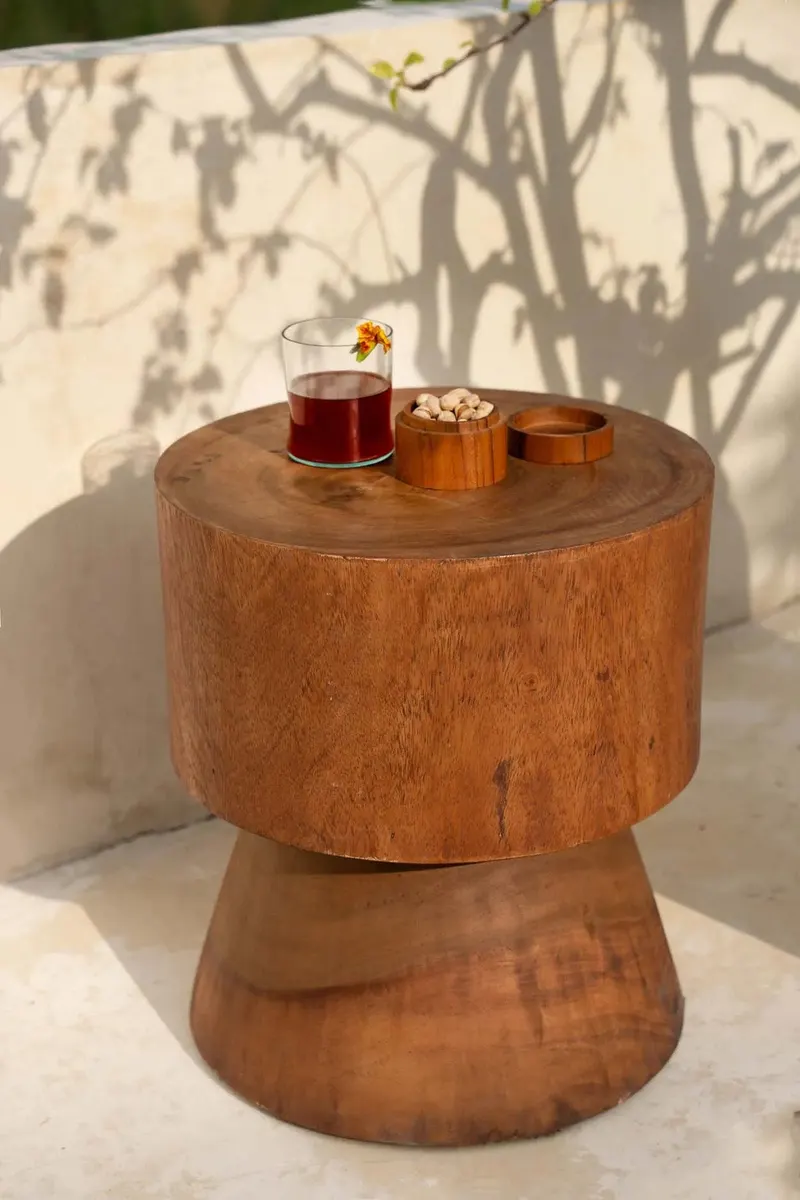 The Teak Root Jar Vorratsgefäß von Bazar Bizar, Größe S, Natur, Ansicht 7