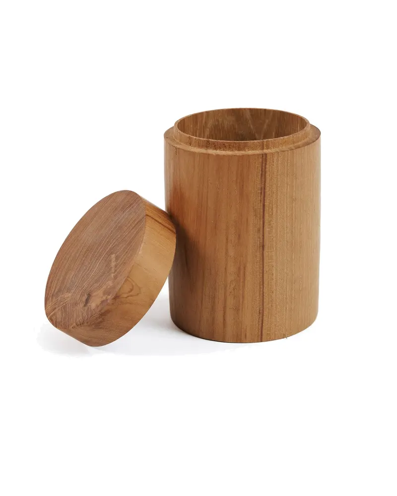The Teak Root Jar Vorratsgefäß von Bazar Bizar, Größe M, Natur, Ansicht 5