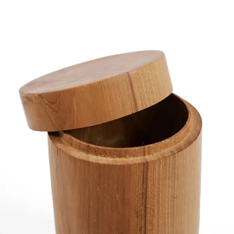 The Teak Root Jar Vorratsgefäß von Bazar Bizar, Größe M, Natur, Ansicht 6