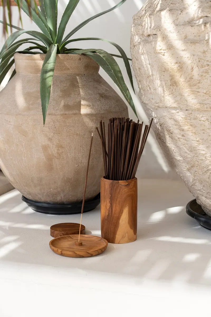 The Teak Root Jar Vorratsgefäß von Bazar Bizar, Größe L, Natur, Ansicht 2