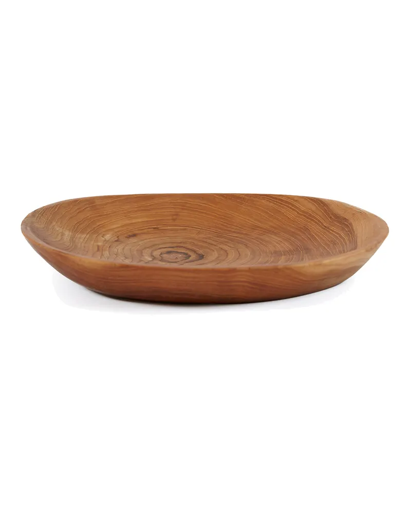 The Teak Root Organic Plate Teller aus Teakwurzelholz
