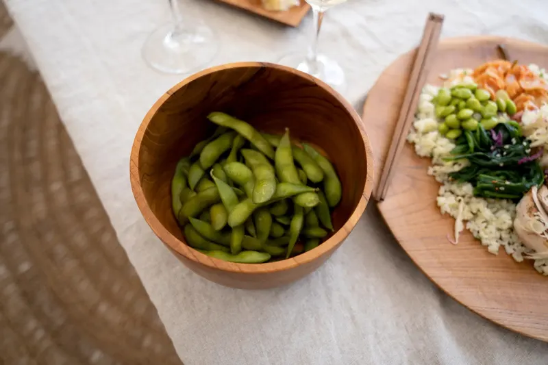 The Teak Root Salad Bowl, Schüssel aus Teakholz von Bazar Bizar, Größe S, Natur, Ansicht 4