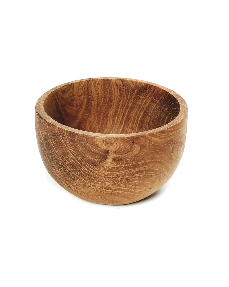 The Teak Root Salt Cup Schale aus Teakwurzelholz