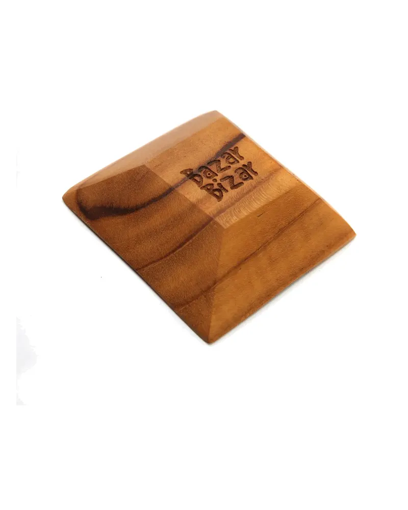 The Teak Root Salt Tray Serviertablett aus Teakwurzelholz von Bazar Bizar, Größe XS, Natur, Ansicht 5