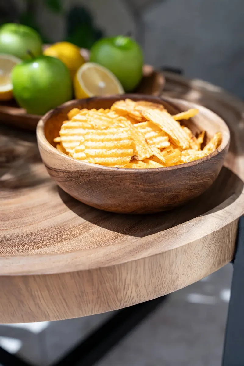 Snackschale Teak Root Snack Bowl, S oder M von Bazar Bizar, Natur, Ansicht 2