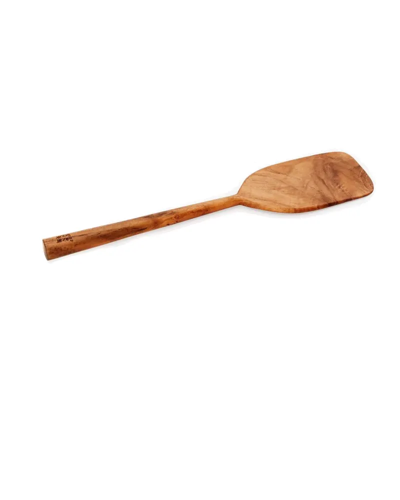 The Teak Root Spatula Küchenutensil aus Teakwurzelholz von Bazar Bizar, Größe 28 × 6 × 1 cm, Natur, Ansicht 4