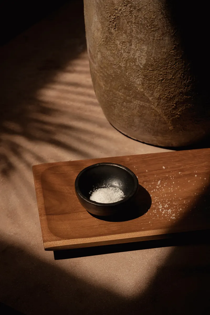 The Teak Root Sushi Plate Servierplatte aus Teakwurzelholz von Bazar Bizar, Größe S, Natur, Ansicht 2