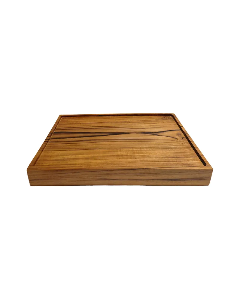 The Teak Serving Plate Servierplatte aus Teakholz