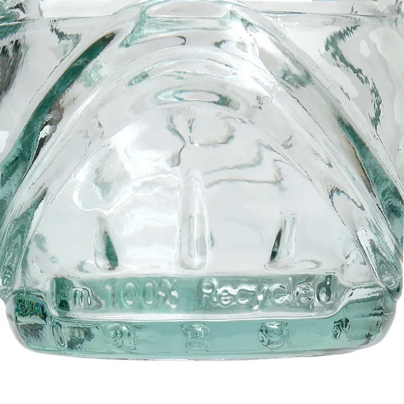 The Tiki Glass Trinkglas aus Recyclingglas von Bazar Bizar, Größe 8 × 8 × 17 cm, Blau, Ansicht 6