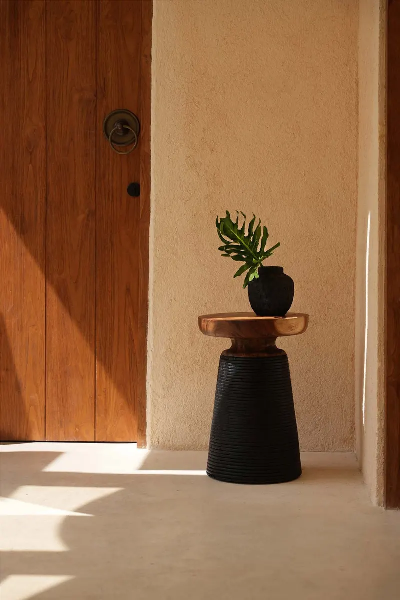 The Trendy Vase aus Terrakotta von Bazar Bizar, Größe S, Schwarz, Ansicht 2