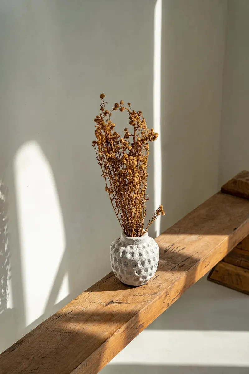 The Trendy Vase aus Terrakotta von Bazar Bizar, Größe S, Betongrau, Ansicht 2