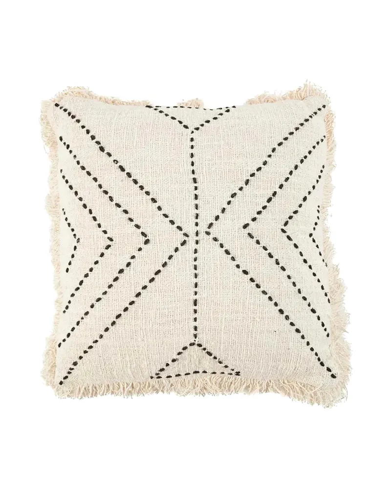 The Tribal Cushion Cover Kissenbezug, Natur / Schwarz