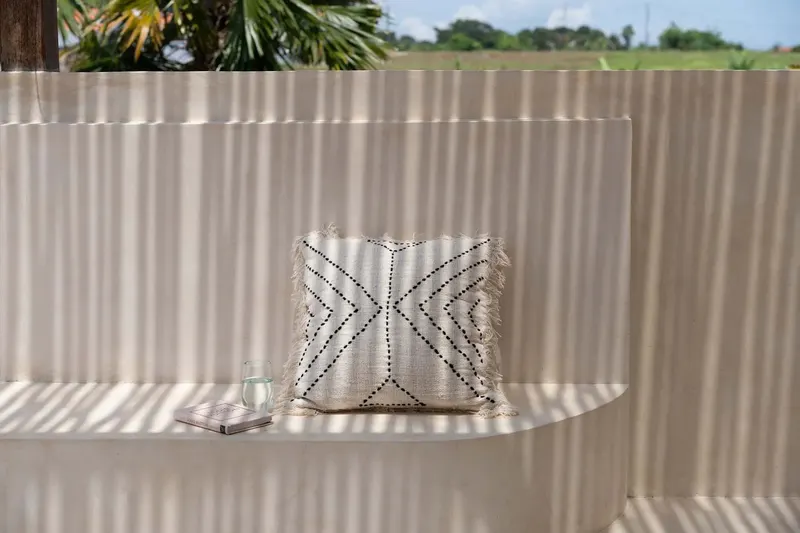 The Tribal Cushion Cover Kissenbezug von Bazar Bizar, Größe 50 × 50 cm, Natur / Schwarz, Ansicht 4