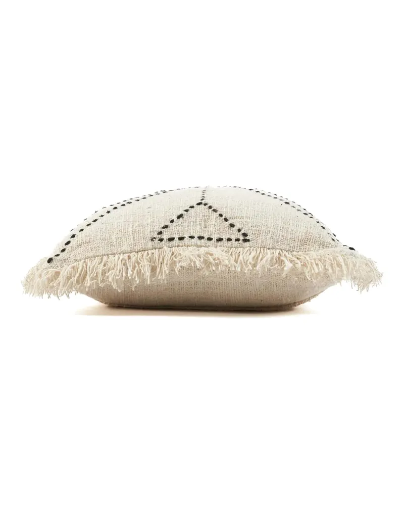 The Tribal Cushion Cover Kissenbezug von Bazar Bizar, Größe 50 × 50 cm, Natur / Schwarz, Ansicht 7