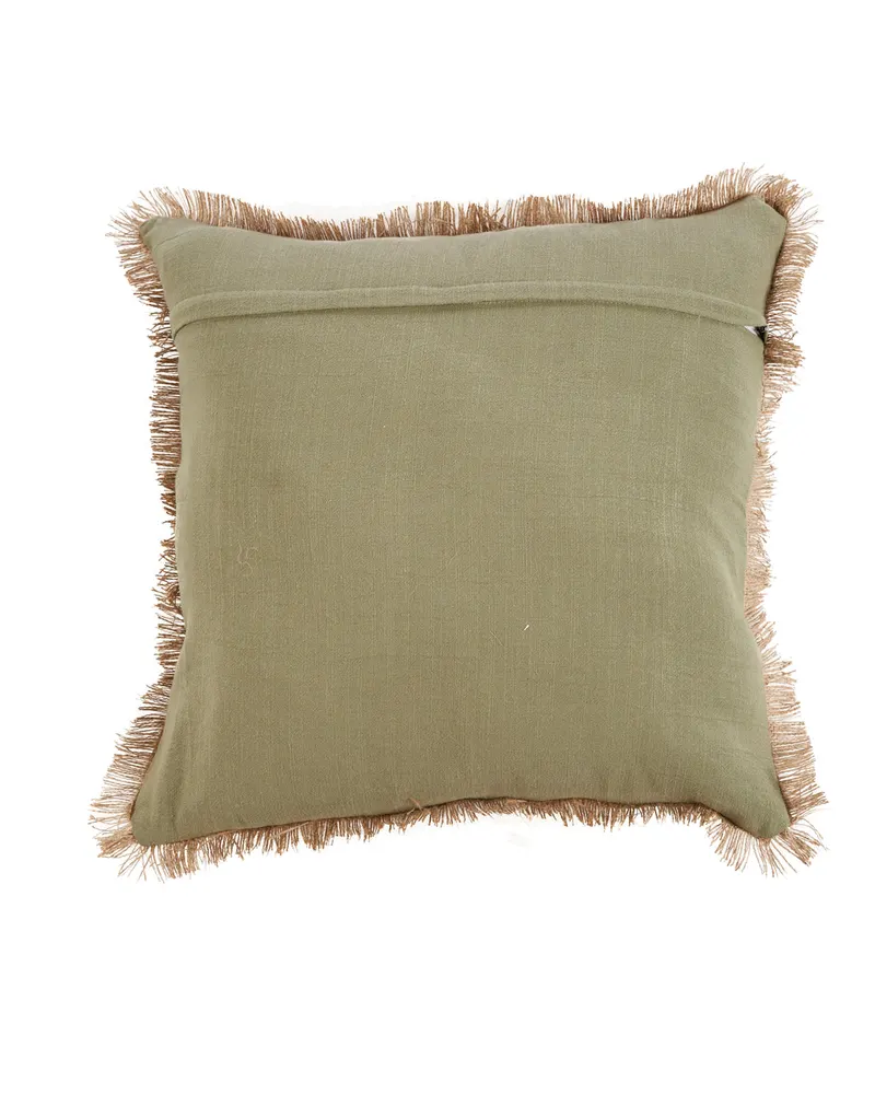 The Tropical Breeze Cushion Cover Kissenbezug aus Baumwolle von Bazar Bizar, Größe 50 × 50 cm, Waldgrün, Ansicht 5