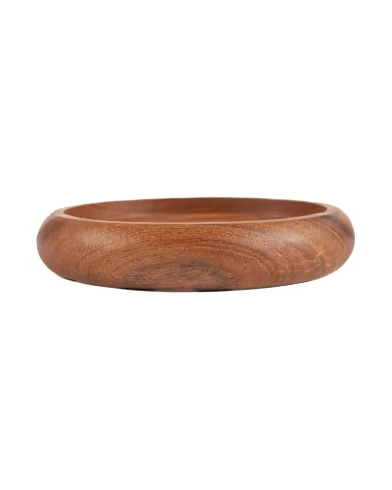 The VIP Coaster Untersetzer aus Teakholz von Bazar Bizar, Größe 11 × 11 × 2 cm, Natur, Ansicht 7