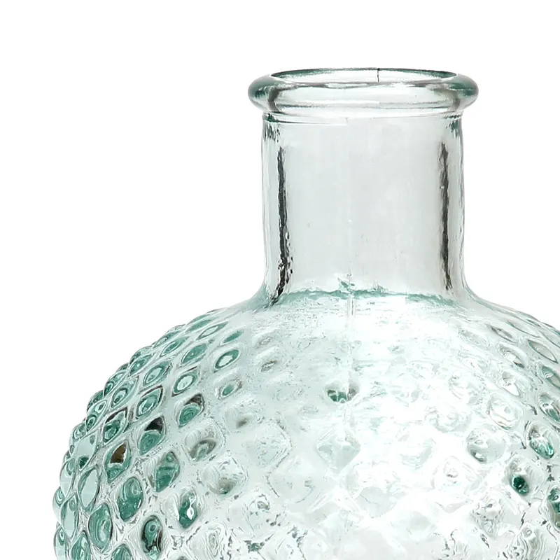The Zuanshí Bottle, Getränkeflasche aus Recyclingglas von Bazar Bizar, Größe S, Blau, Ansicht 4