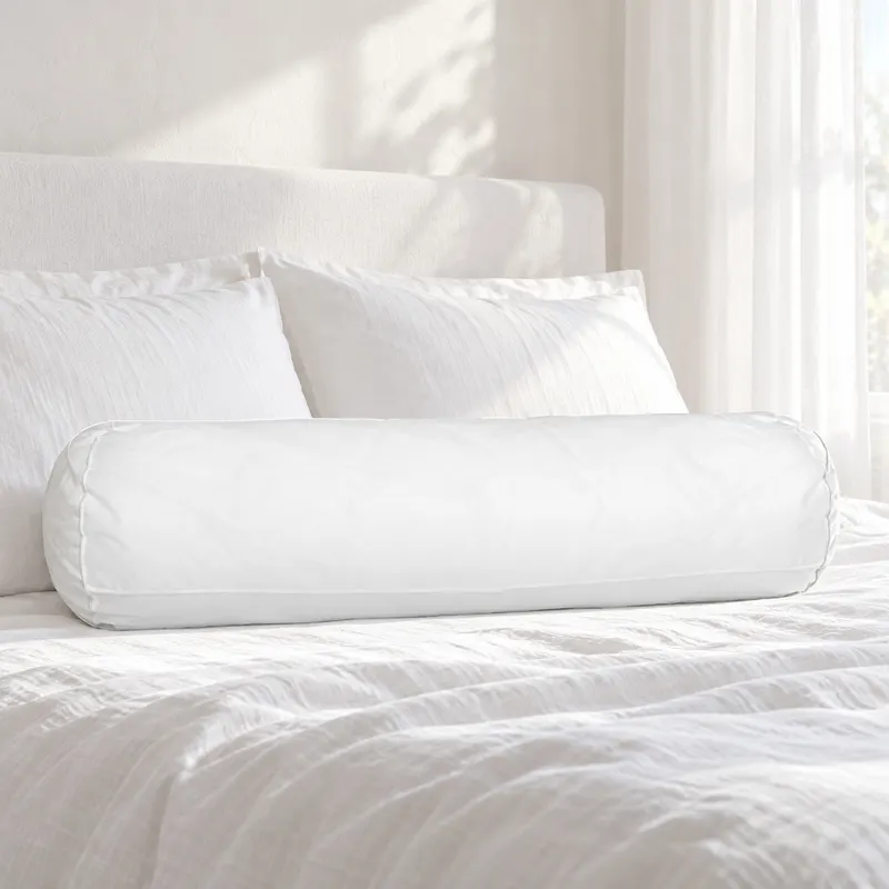 White Inner Cushion Rectangular Innenkissen aus Baumwolle von Bazar Bizar, Größe 35 × 100 cm, Weiß, Ansicht 2