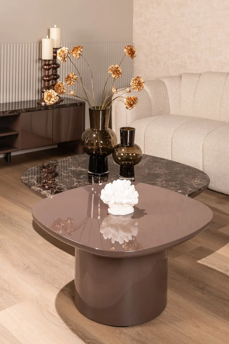 Beistelltisch Almundi, Schokoladenbraun von Richmond Interiors, Wohnbeispiel 4, im Wohnraum