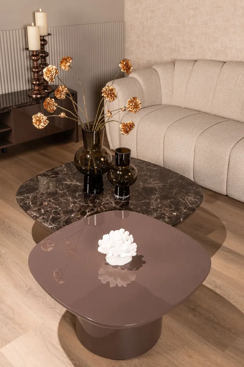 Beistelltisch Almundi, Schokoladenbraun von Richmond Interiors, Wohnbeispiel 5, im Wohnraum