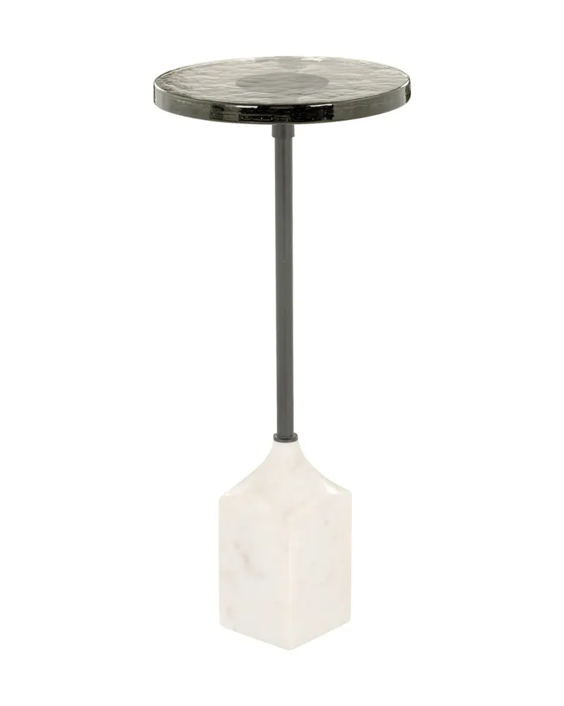 Beistelltisch Aurora, Weiß, 27Ø cm von Richmond Interiors