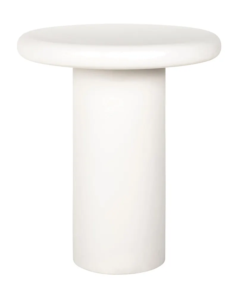 Beistelltisch Bloomstone Weiß, 55 x 55 cm