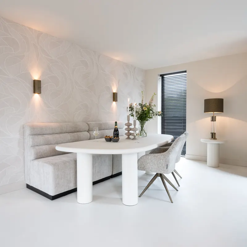 Esstisch Bloomstone, Weiß, 235 cm von Richmond Interiors, Wohnbeispiel 5, im Wohnraum