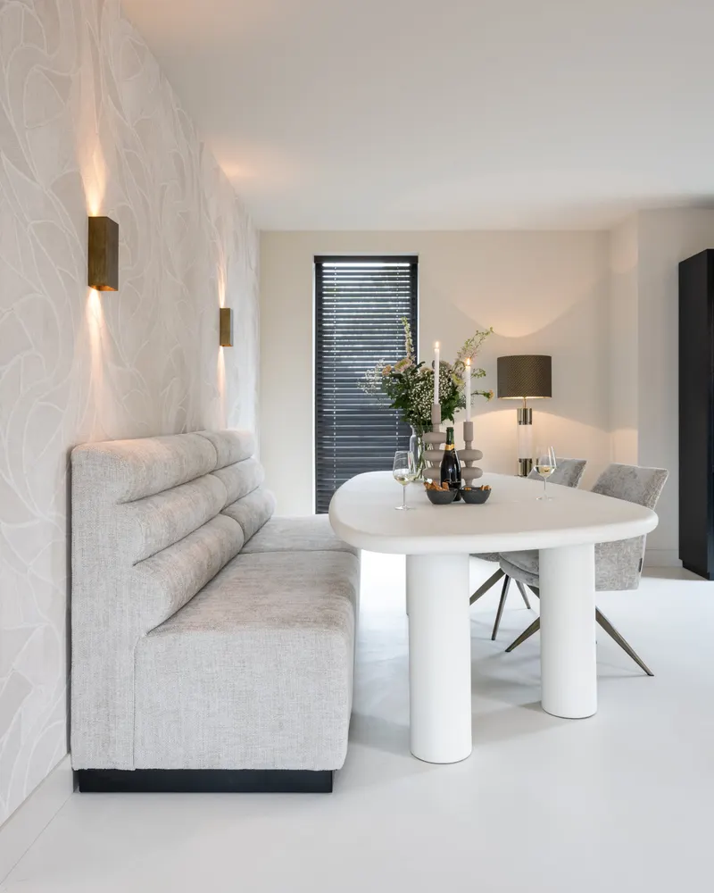 Esstisch Bloomstone, Weiß, 235 cm von Richmond Interiors, Wohnbeispiel 9, im Wohnraum
