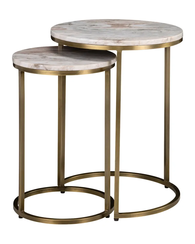 Beistelltisch Bottega, Blush beige, 2er-Set von Richmond Interiors, Produktansicht 2