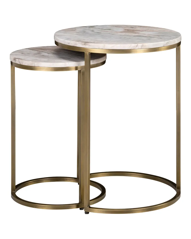 Beistelltisch Bottega, Blush beige, 2er-Set von Richmond Interiors, Produktansicht 3