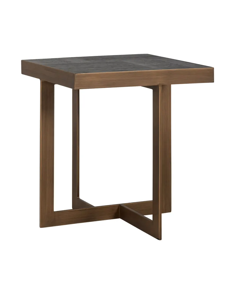 Beistelltisch Cambon, Dunkles Kaffeebraun, 50 x 50 cm von Richmond Interiors, Produktansicht 2