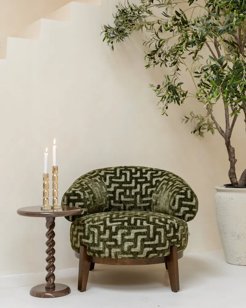 Sessel Montana, Moss Labyrinth von Richmond Interiors, Wohnbeispiel 6, im Wohnraum