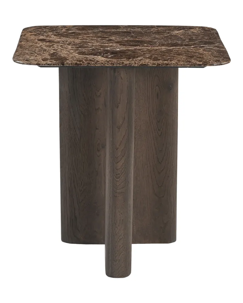 Beistelltisch Castello, Smoked Charcoal, Emperador-Marmor von Richmond Interiors, Produktansicht 2