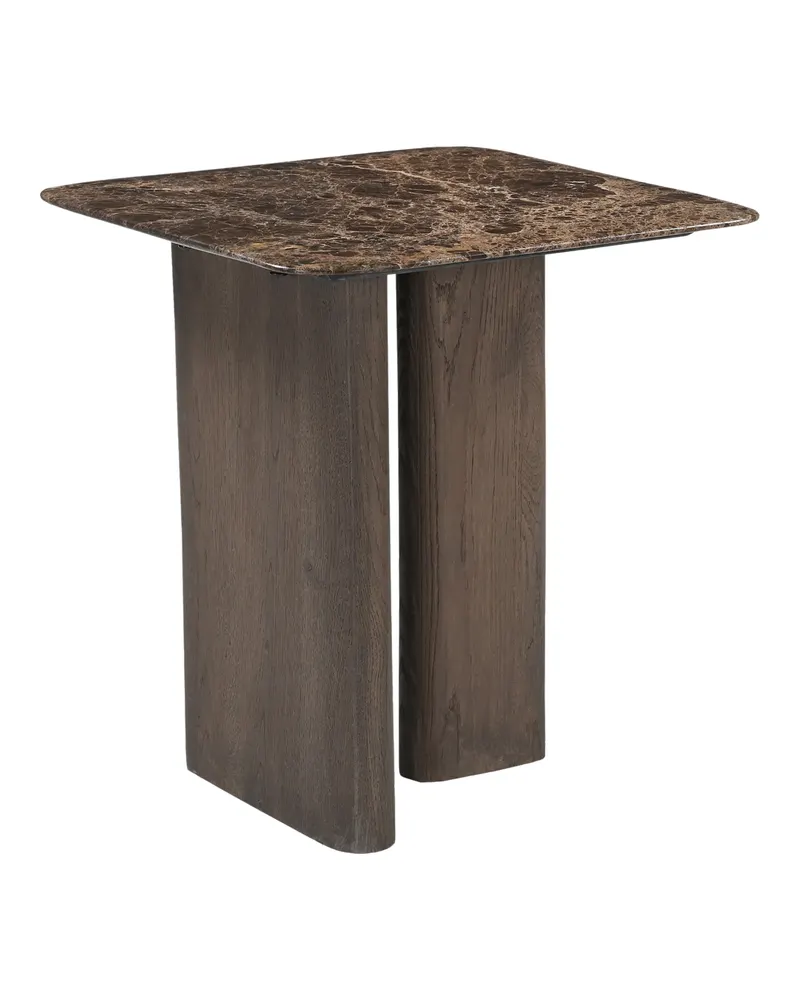 Beistelltisch Castello, Smoked Charcoal, Emperador-Marmor von Richmond Interiors, Produktansicht 3