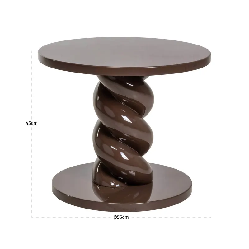 Beistelltisch Celeste, Chestnut von Richmond Interiors, Maßzeichnung 2
