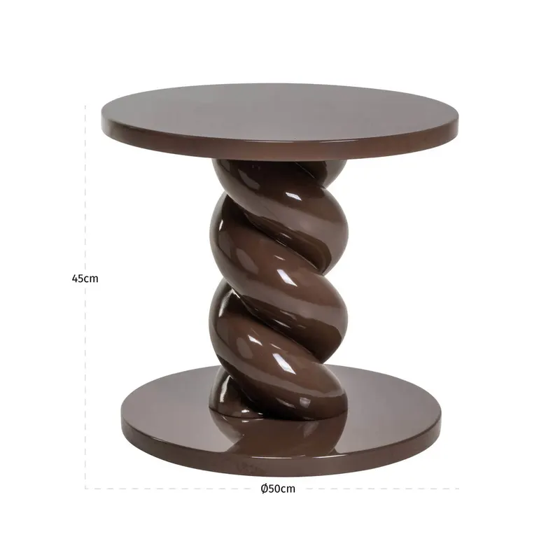 Beistelltisch Coco, Chestnut von Richmond Interiors, Maßzeichnung 2