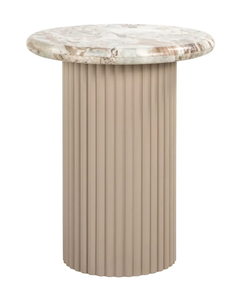 Beistelltisch Coronel, Blush beige