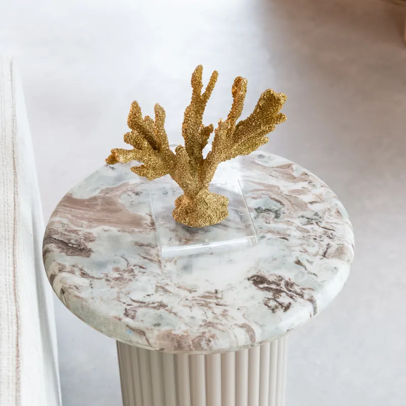 Beistelltisch Coronel, Blush beige von Richmond Interiors, Wohnbeispiel 4, im Wohnraum
