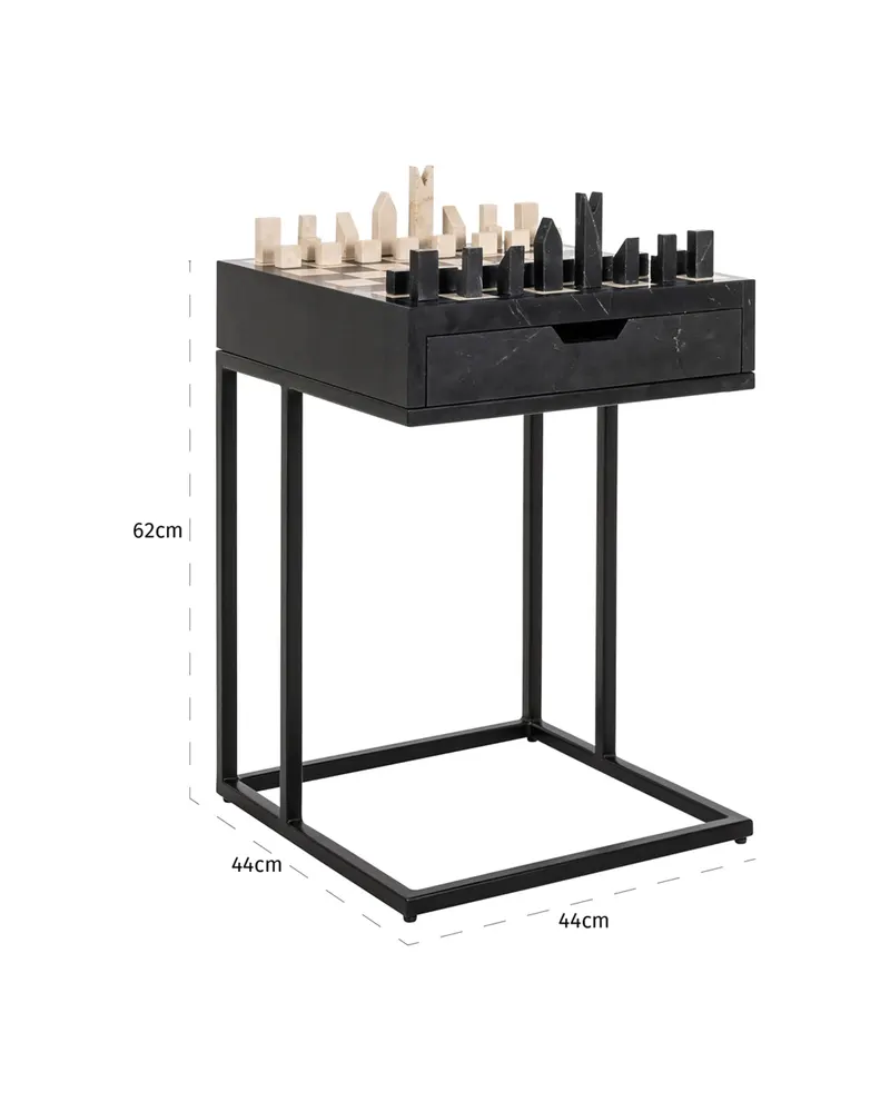 Beistelltisch Davos, Schwarz von Richmond Interiors, Produktansicht 12